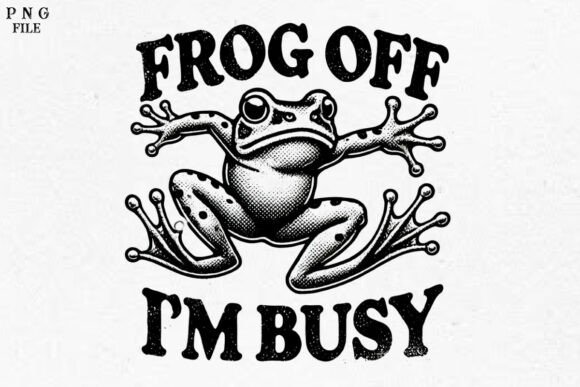 Download Retro Funny Animal Frog Puns PNG - Png Collection