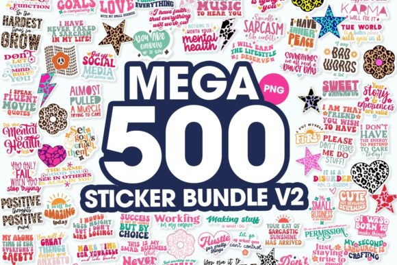 Download Mega PNG Sticker Bundle - Png Collection