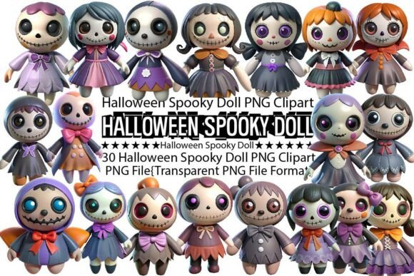 Download Halloween Spooky Doll Sublimation Bundle - Sublimation Collection