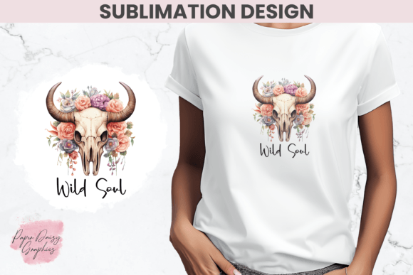Download Wild Soul Cow Skull Sublimation - Sublimation Collection