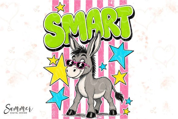 Download Smart Donkey Funny Animal Sublimation - Sublimation Collection
