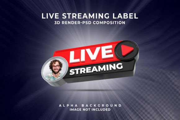 Download 3d Rendering Frame for Live Streaming - Premium Resources