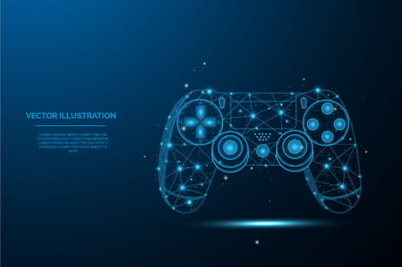Download Low Poly Gamepad Illustration - Illustration Collection