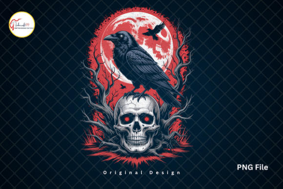 Download Gothic Raven Skull PNG, Halloween PNG - Png Collection