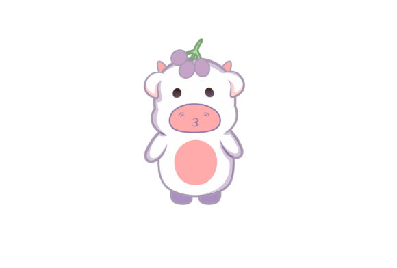 Download Cute Face Cow Doll Illustration - Illustration Collection