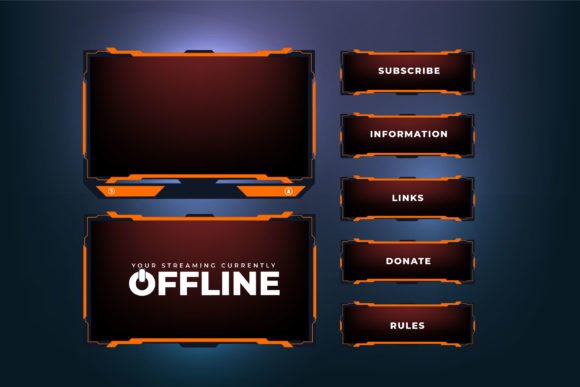 Download Gaming Screen Panel Frame Template - Panel Collection